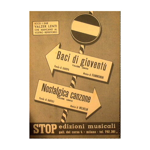 Baci di gioventù ( valzer lento ) - Nostalgica canzone …