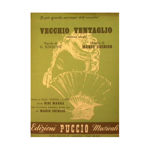 Vecchio ventaglio ( canzone tango )