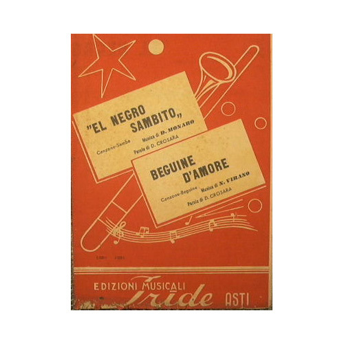 El negro sambito ( canzone samba ) - Beguine d'amore …
