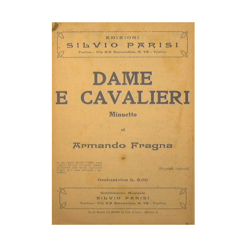 Dame e Cavalieri ( minuetto )