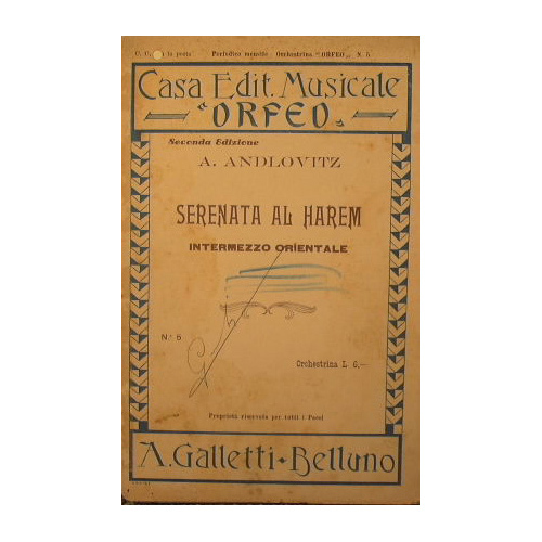Serenata al Harem ( intermezzo orientale )
