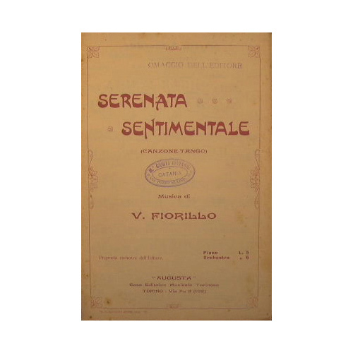 Serenata Sentimentale ( canzone tango )