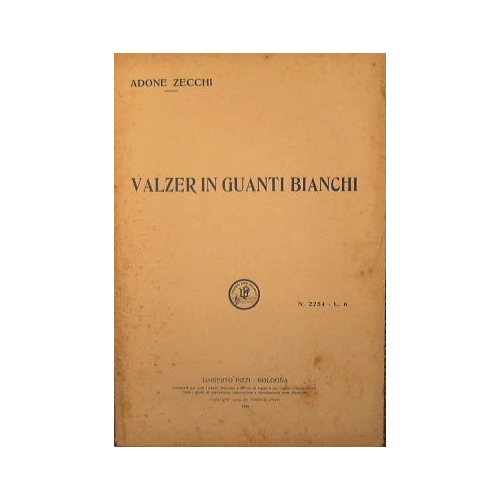 Valzer in Guanti Bianchi ( lentamente )