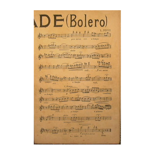 Serenade ( bolero ) ( allegretto )