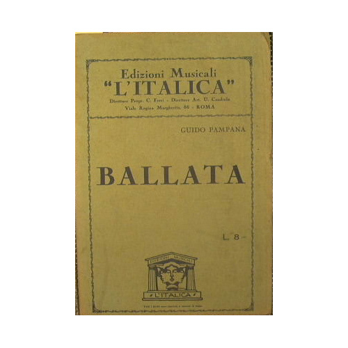 Ballata ( allegretto spigliato )