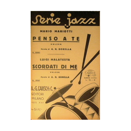 Penso a te ( valzer ) - Scordati di me …