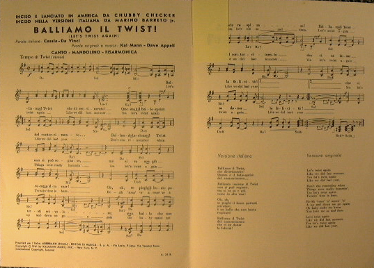 Balliamo il twist ( let's twist again ) ( tempo …