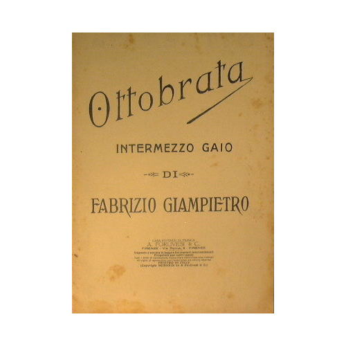 Ottobrata ( intermezzo gaio )