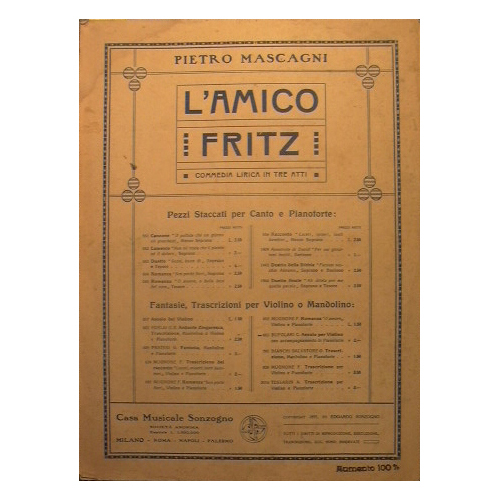 L'amico Fritz ( forte a piacere )