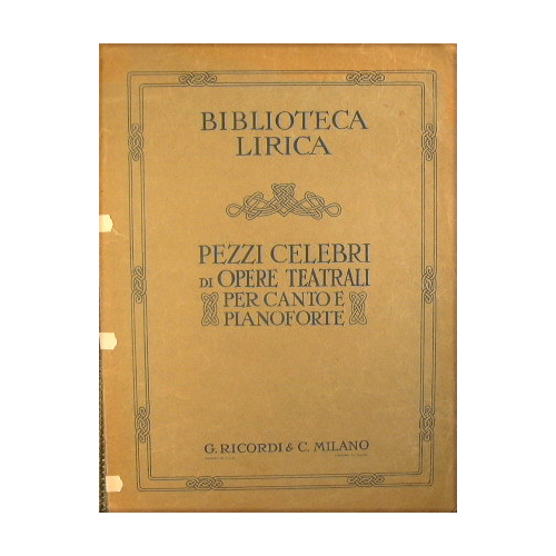 Biblioteca lirica. Scena Aida