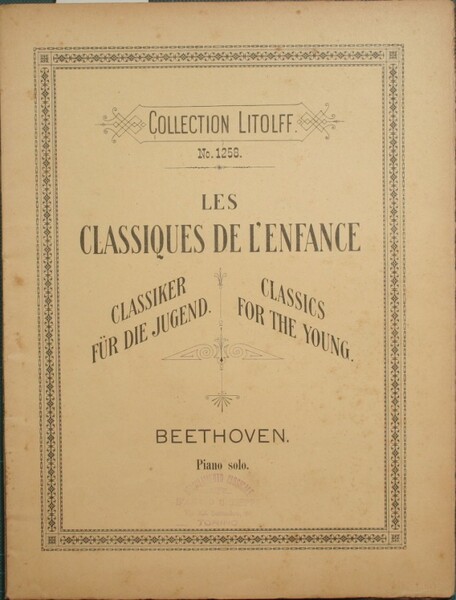 Les classiques de l'enfance - Piano solo