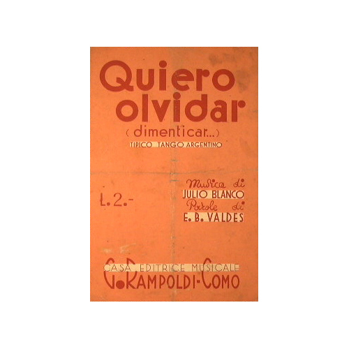 Quiero olvidar…
