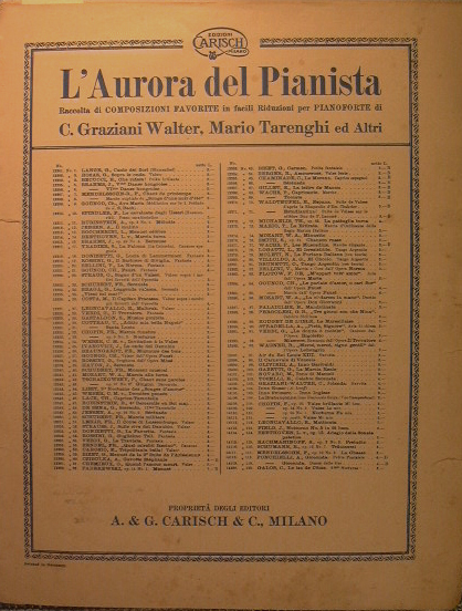 Il Trovatore.Libera trascrizione di C.Graziani-Walter