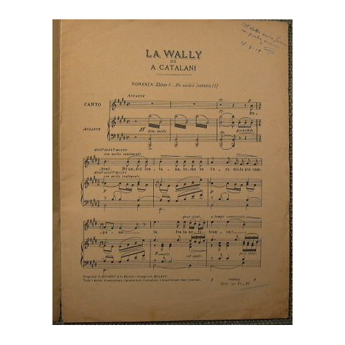 La Wally.Romanza 'Ebben?.Ne andrò lontana'