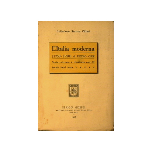 L'Italia moderna
