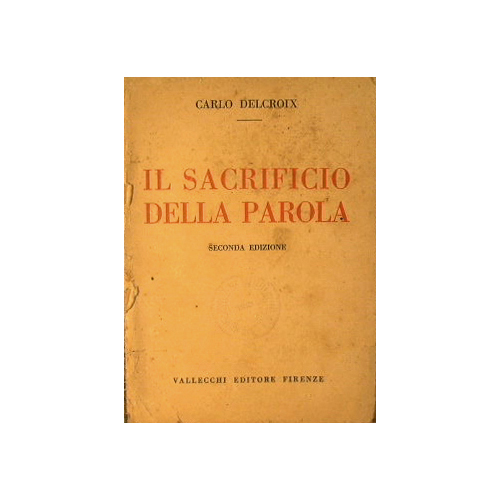 Il sacrificio della parola