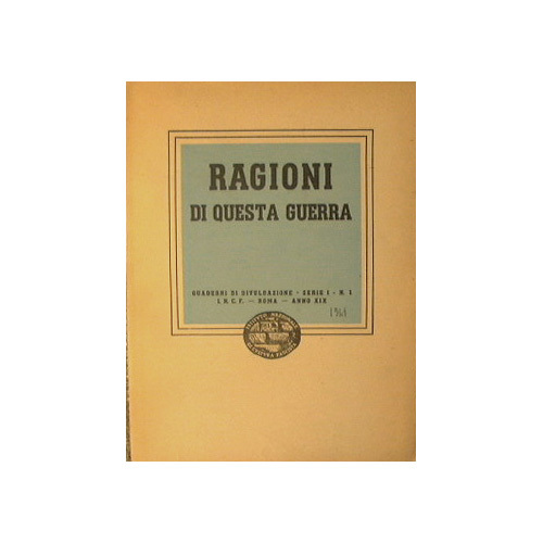 Ragioni di questa guerra