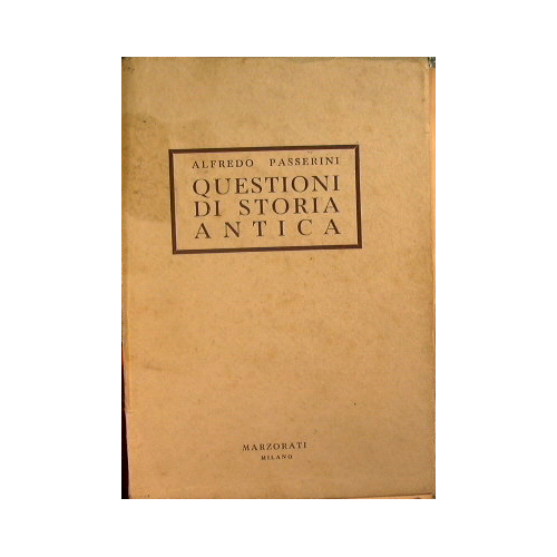 Questioni di storia antica