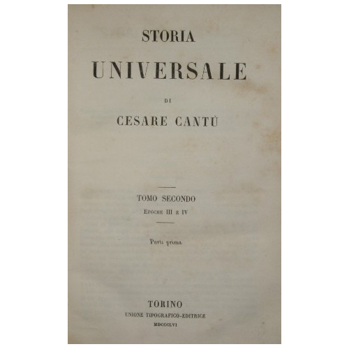 Storia Universale di Cesare Cantù. Vol. II