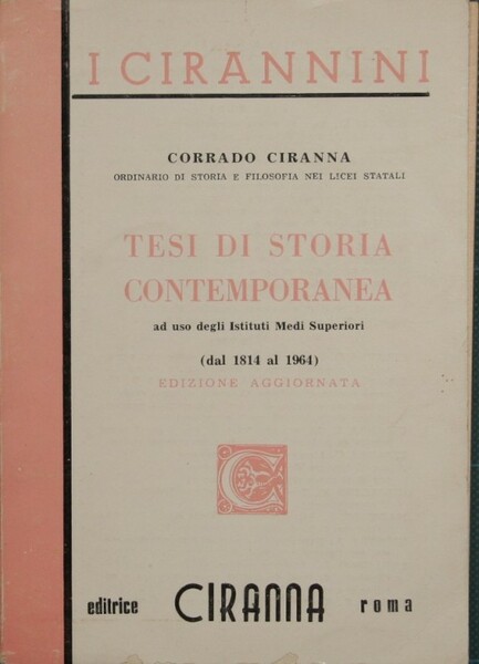 Tesi di storia contemporanea