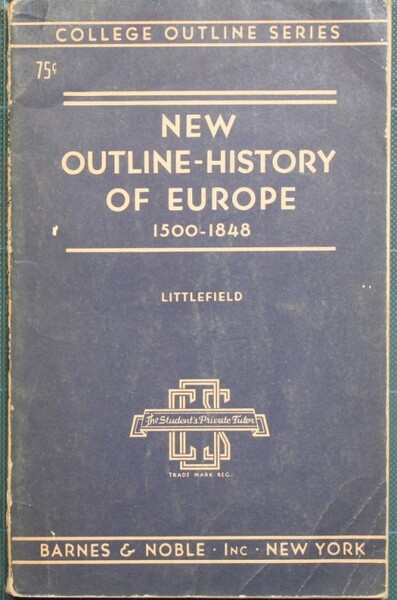 New outline-history of Europe