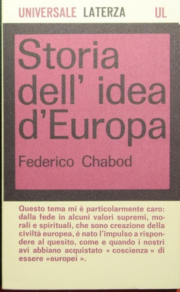 Storia dell'idea d'Europa