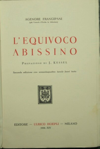 L'equivoco abissino