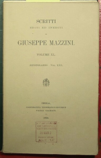 Epistolario - Vol. XXI