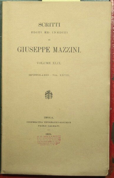 Epistolario - Vol. XXVII