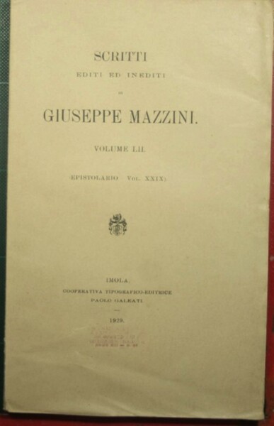 Epistolario - Vol. XXIX