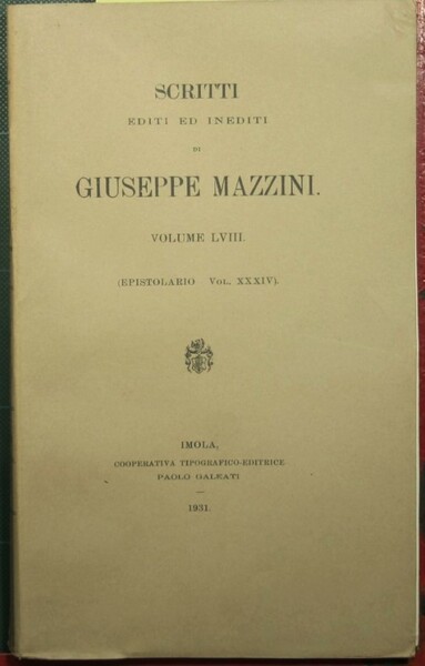 Epistolario - Vol. XXXIV