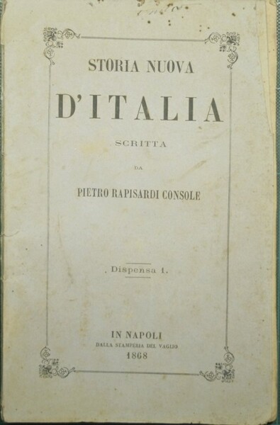 Storia nuova d'Italia - Vol. I