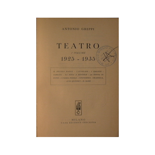Teatro (Vol I)