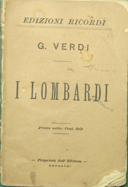 I lombardi alla prima crociata