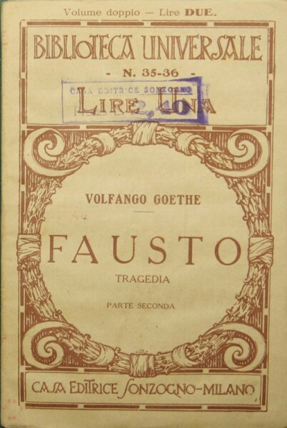 Fausto. Parte seconda
