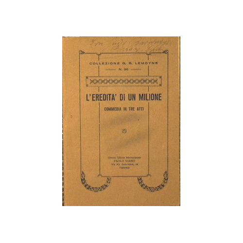 L'eredità di un milione