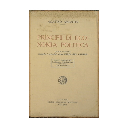Principii di economia politica