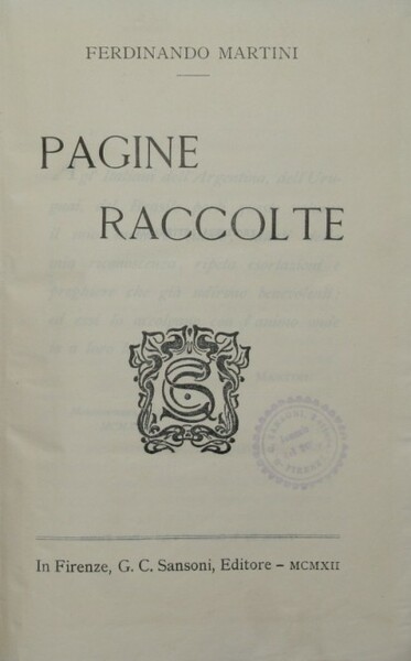 Pagine raccolte