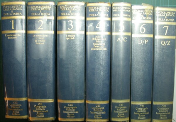 Enciclopedia della banca e della borsa