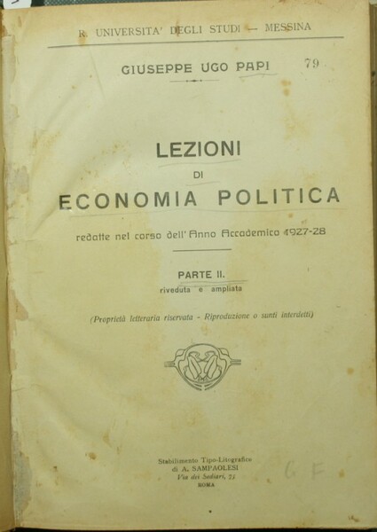 Lezioni di economia politica