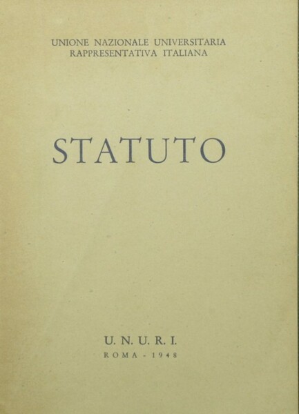 Statuto U.N.U.R.I.