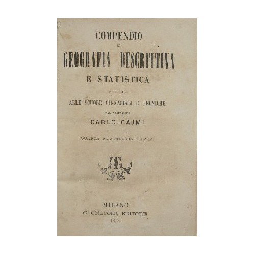 Compendio di geografia descrittiva e statistica