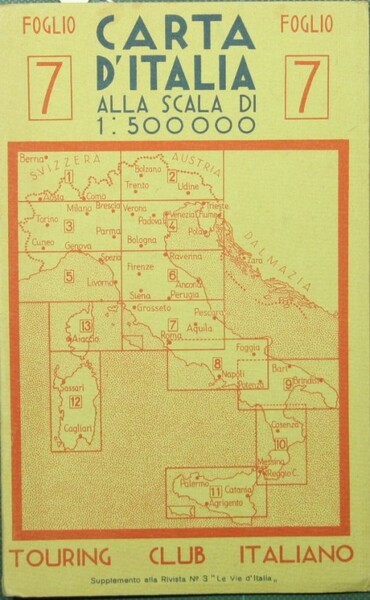 Carta d'Italia. Foglio 7