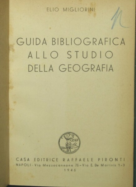 Guida bibliografica allo studio della geografia