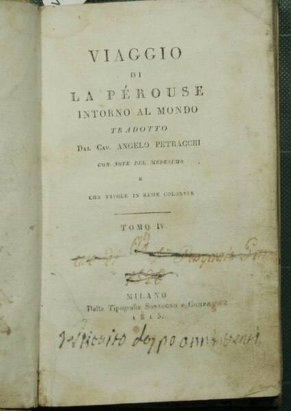 Viaggio di La Perouse intorno al mondo. Vol. IV