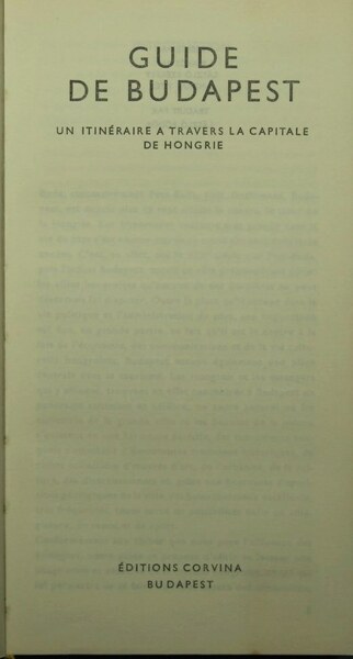 Guide de Budapest
