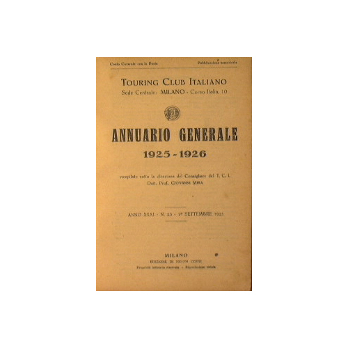 Annuario generale 1925 - 1926