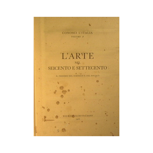 L'arte nel seicento e settecento