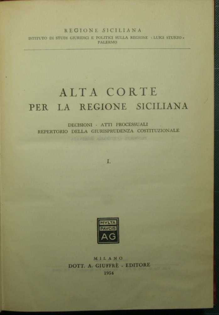 Alta Corte per la Regione Siciliana