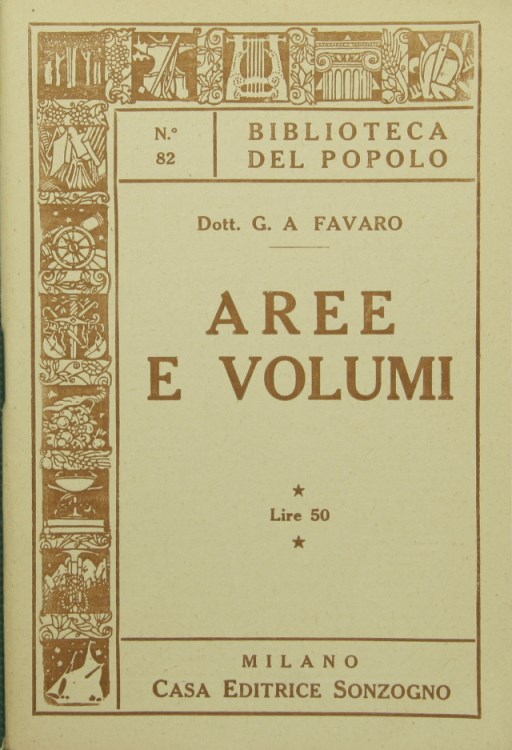 Aree e volumi